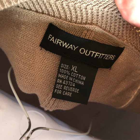 Fairway Outfitters NWT tan sleeveless vest size XL - Picture 4 of 10